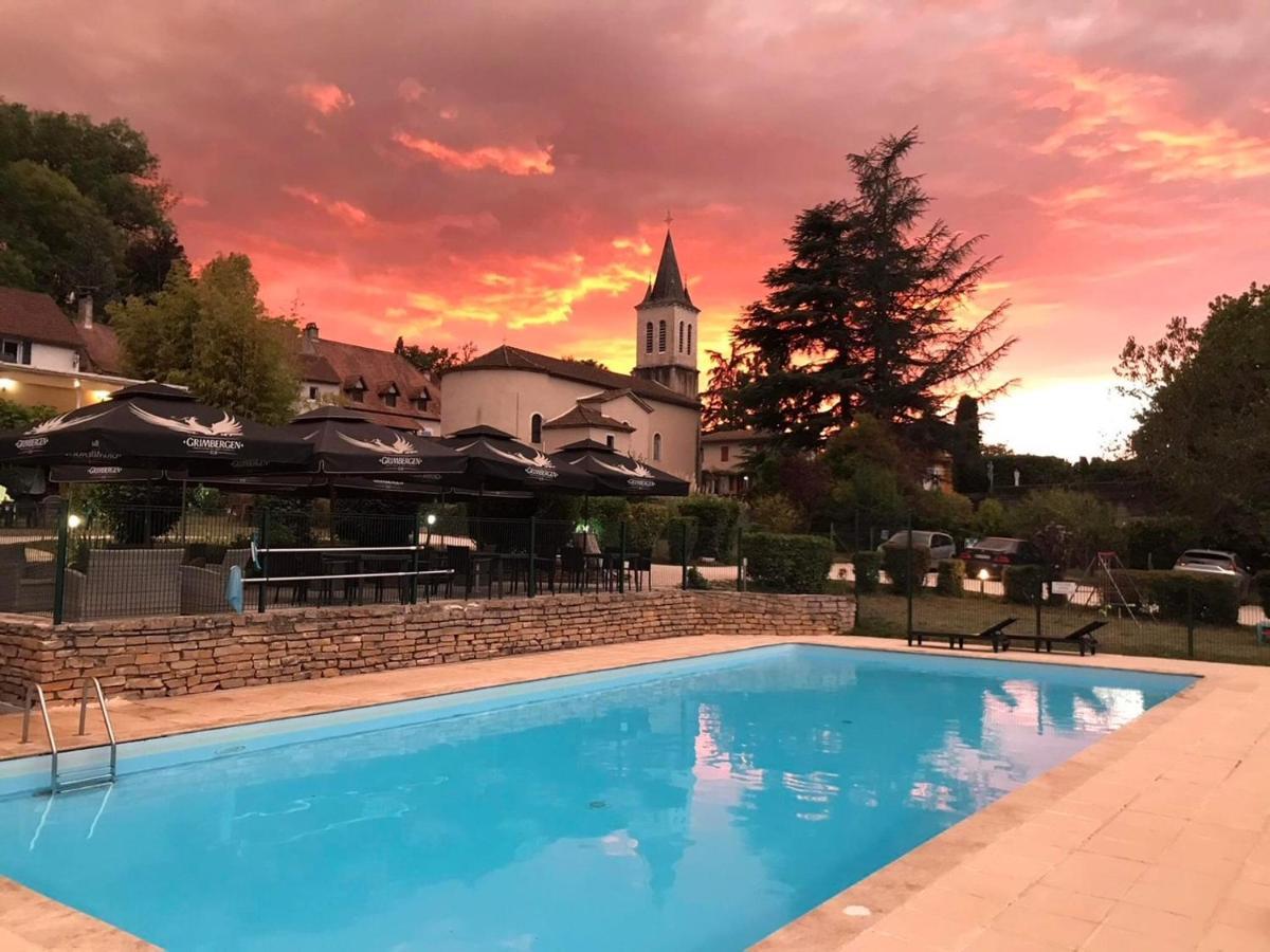Hotel Restaurant Les Falaises Bouziès Eksteriør billede