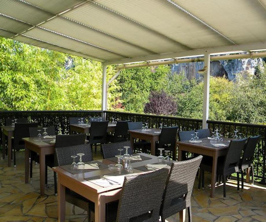 Hotel Restaurant Les Falaises Bouziès Eksteriør billede